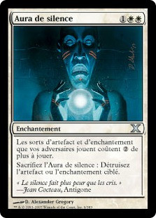 Aura Of Silence
10th Edition - French
Single
Magic The Gathering