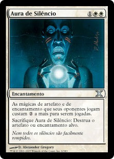 Aura Of Silence
10th Edition - Portuguese
Single
Magic The Gathering