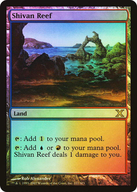 Shivan Reef\n10th Edition\nSingle\nMagic The Gathering