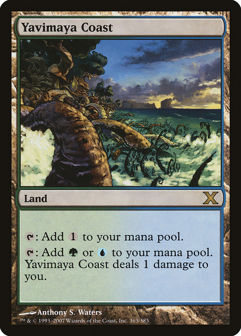 Yavimaya Coast\n10th Edition\nSingle\nMagic The Gathering