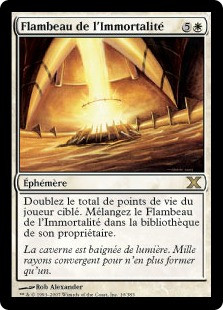 Beacon Of Immortality
10th Edition - French
Single
Magic The Gathering