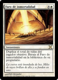 Beacon Of Immortality
10th Edition - Spanish
Single
Magic The Gathering