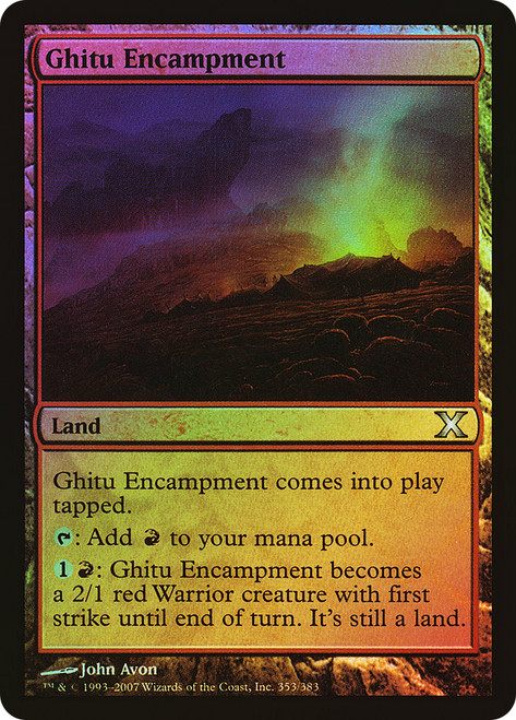Ghitu Encampment\n10th Edition\nSingle\nMagic The Gathering