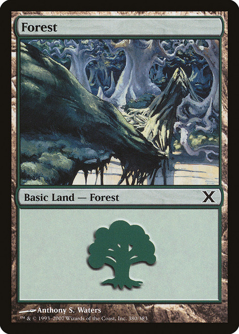 Forest (#380)\n10th Edition\nSingle\nMagic The Gathering