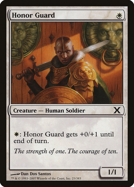 Honor Guard\n10th Edition\nSingle\nMagic The Gathering