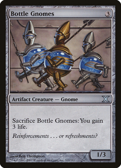 Bottle Gnomes\n10th Edition\nSingle\nMagic The Gathering