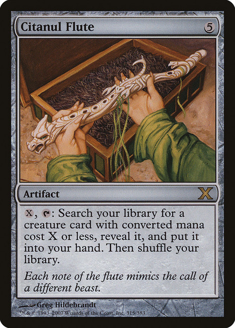 Citanul Flute\n10th Edition\nSingle\nMagic The Gathering