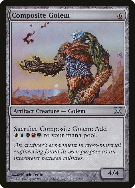 Composite Golem\n10th Edition\nSingle\nMagic The Gathering