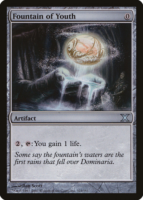 Fountain of Youth\n10th Edition\nSingle\nMagic The Gathering