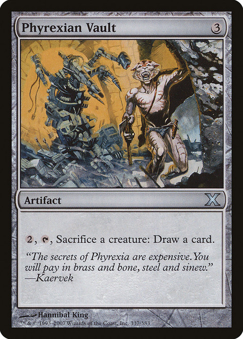Phyrexian Vault\n10th Edition\nSingle\nMagic The Gathering