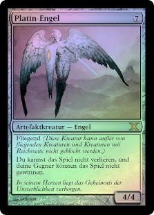 Platinum Angel
10th Edition (Foil) - German
Single
Magic The Gathering