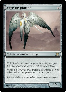 Platinum Angel
10th Edition - French
Single
Magic The Gathering