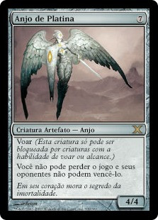 Platinum Angel
10th Edition - Portuguese
Single
Magic The Gathering