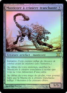 Razormane Masticore
10th Edition (Foil) - French
Single
Magic The Gathering