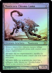 Razormane Masticore
10th Edition (Foil) - Italian
Single
Magic The Gathering