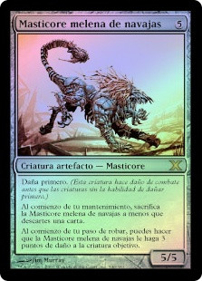 Razormane Masticore
10th Edition (Foil) - Spanish
Single
Magic The Gathering