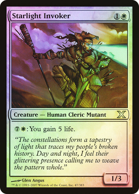 Starlight Invoker\n10th Edition\nSingle\nMagic The Gathering