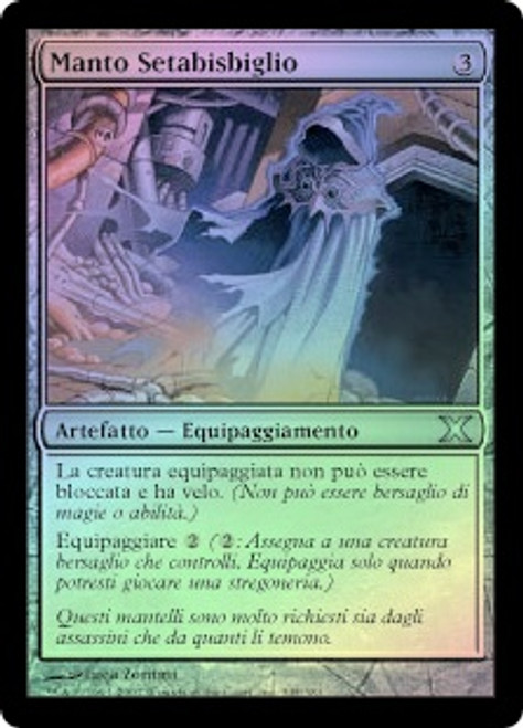 Whispersilk Cloak
10th Edition (Foil) - Italian
Single
Magic The Gathering