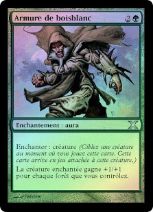 Blanchwood Armor
10th Edition (Foil) - French
Single
Magic The Gathering