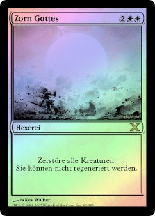 Wrath Of God
10th Edition (Foil) - German
Single
Magic The Gathering