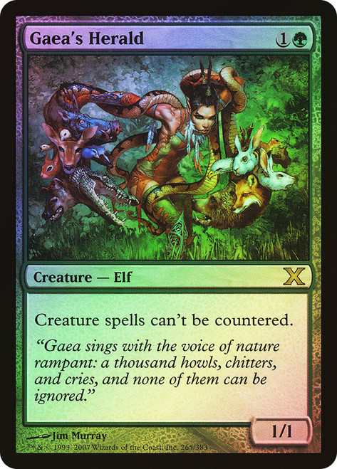 Gaea's Herald\n10th Edition\nSingle\nMagic The Gathering