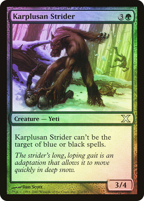 Karplusan Strider\n10th Edition\nSingle\nMagic The Gathering