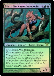 Mirri, Cat Warrior
10th Edition (Foil) - German
Single
Magic The Gathering