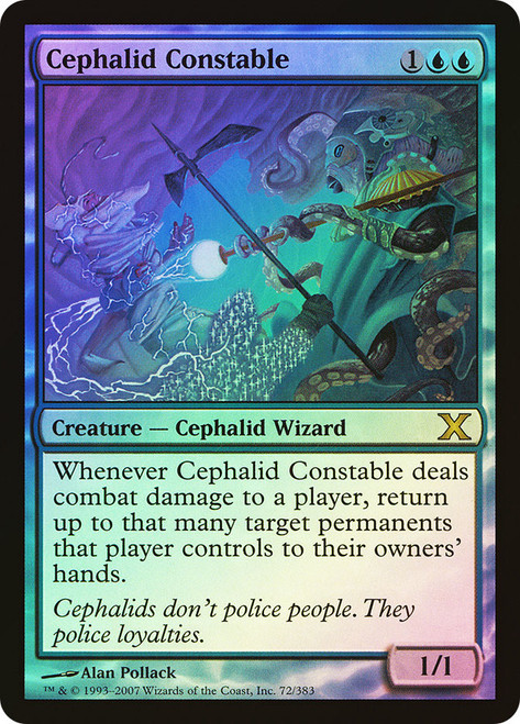 Cephalid Constable\n10th Edition\nSingle\nMagic The Gathering