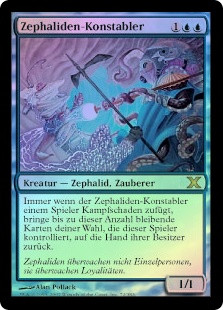 Cephalid Constable
10th Edition (Foil) - German
Single
Magic The Gathering
