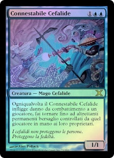Cephalid Constable
10th Edition (Foil) - Italian
Single
Magic The Gathering