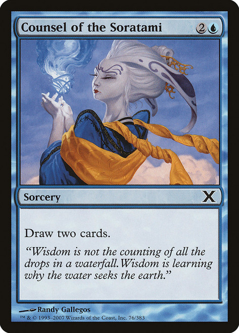 Counsel of the Soratami\n10th Edition\nSingle\nMagic The Gathering