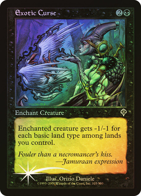 Exotic Curse\nInvasion\nSingle\nMagic The Gathering