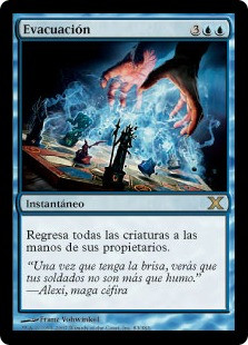 Evacuation
10th Edition - Spanish
Single
Magic The Gathering