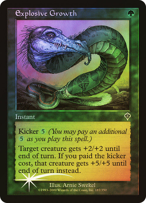 Explosive Growth\nInvasion\nSingle\nMagic The Gathering