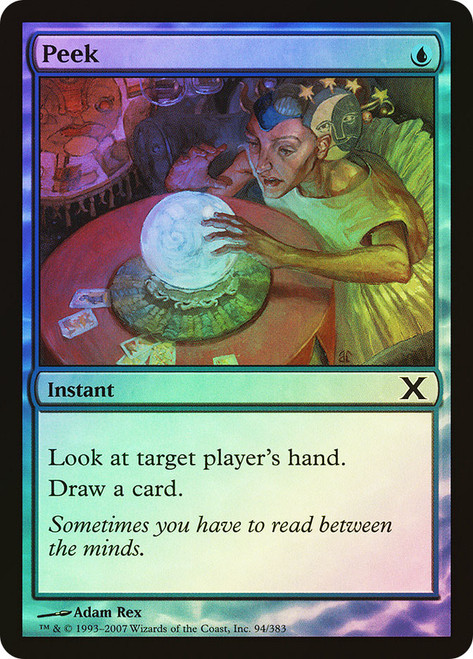 Peek\n10th Edition\nSingle\nMagic The Gathering
