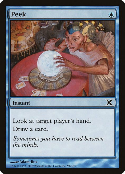 Peek\n10th Edition\nSingle\nMagic The Gathering