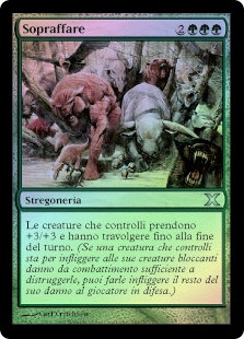 Overrun
10th Edition (Foil) - Italian
Single
Magic The Gathering