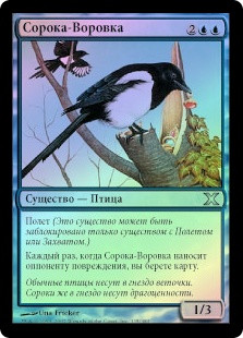 Thieving Magpie
10th Edition (Foil) - Russian
Single
Magic The Gathering