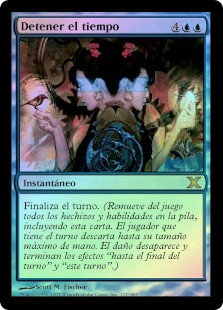 Time Stop
10th Edition (Foil) - Spanish
Single
Magic The Gathering