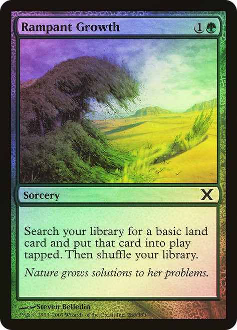 Rampant Growth\n10th Edition\nSingle\nMagic The Gathering