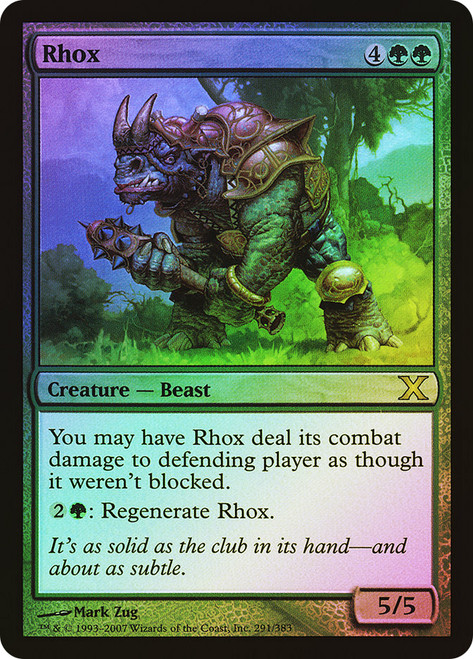 Rhox\n10th Edition\nSingle\nMagic The Gathering