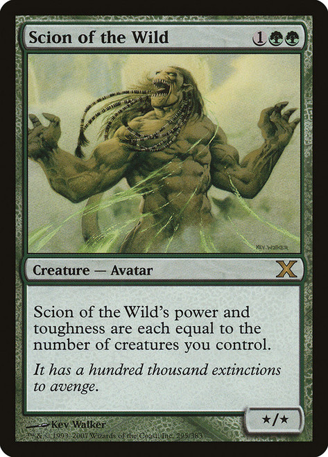 Scion of the Wild\n10th Edition\nSingle\nMagic The Gathering