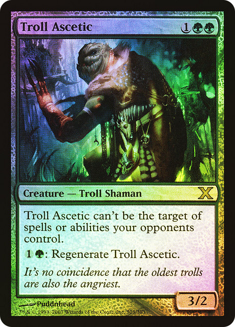 Troll Ascetic\n10th Edition\nSingle\nMagic The Gathering