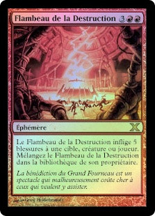 Beacon Of Destruction
10th Edition (Foil) - French
Single
Magic The Gathering