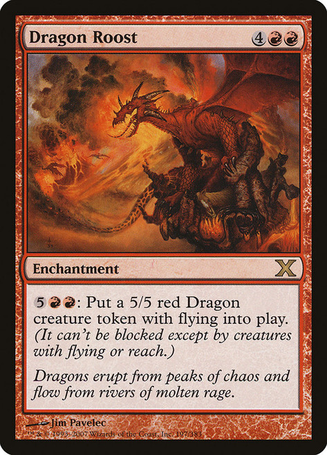 Dragon Roost\n10th Edition\nSingle\nMagic The Gathering