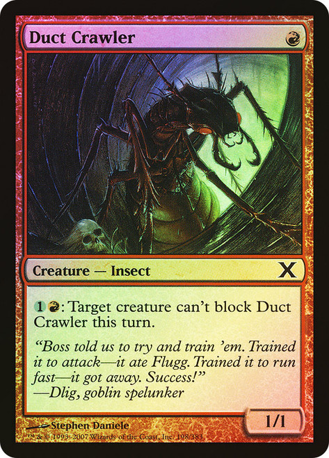Duct Crawler\n10th Edition\nSingle\nMagic The Gathering