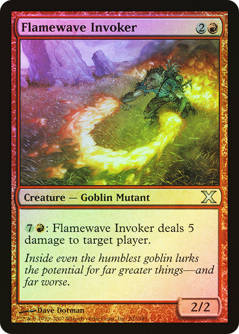 Flamewave Invoker\n10th Edition\nSingle\nMagic The Gathering
