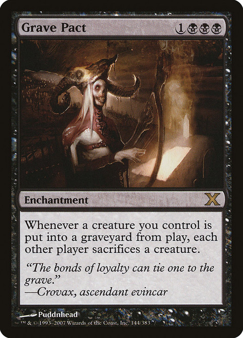 MtG　Grave Pact　英語　コンフェッティFoil MtG Grave Pact 英語 コンフェッティFoil - メルカリ