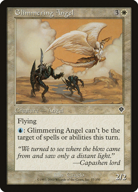 Glimmering Angel\nInvasion\nSingle\nMagic The Gathering