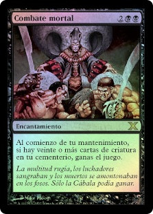Mortal Combat
10th Edition (Foil) - Spanish
Single
Magic The Gathering